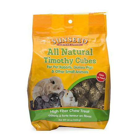 Sun Seed All Natural Timothy Cubes, 16 oz (pack of