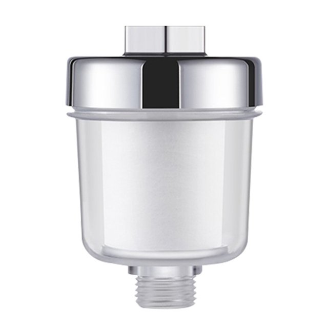 Suavizador de agua dura cabezal de ducha filtrado transparente 3.5x2.4in para cocina casera