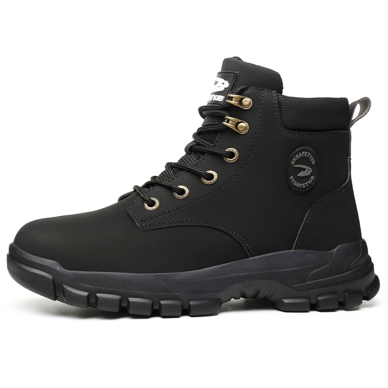 Tanleewa Steel Toe Work Boots for Men Women Leather Safety  display picture 3