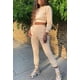 thumbnail image 4 of Conjunto de chándal de 2 piezas para mujer de Pink Wind Adepaton WRMH-136-1, 4 of 5