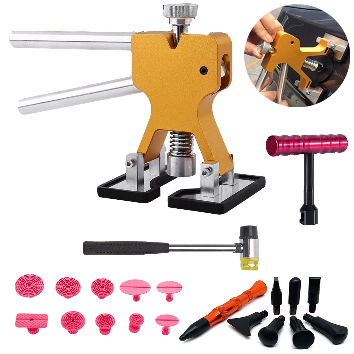 Auto Body Paintless Dent Removal Repair Tools Pops a Dent Puller Dent
