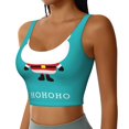 thumbnail image 2 of Fuzoiu Cute Santa Claus Print Women's Sports Vest,U-Back Sports Tank,Gym Vests,Athletic Sleeveless Shirts,Exercise Undershirts,Yoga, Gym, and Dance Wear-Small, 2 of 8