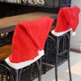 thumbnail image 2 of Peggybuy Christmas Dining Chair Covers Red Kitchen Chair Decor for Home Dinner Chair Back, 2 of 9