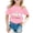 C1-Pink442, variant on Hihipz Toddler Girls Graphic Tee Cartoon Goose Print Short Sleeve Summer Crewneck Soft Daily Casual T-Shirt