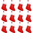 thumbnail image 2 of Navideñas No Tejida Medias 12 Uds. para Navidad, 2 of 4