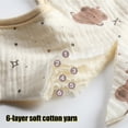 thumbnail image 3 of Babero para bebé, toalla para saliva, bandana absorbente, baberos, paños para eructar para babear y para la dentición, espiga de trigo, 3 of 5