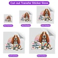 thumbnail image 5 of Happy Mother's Day Best Basset Hound Mom Ever Cutout Transfer Sticker Bassets Dog Breed Lovers Gifts Idea Transparent Decal Art Decor - 03002, 5 of 5
