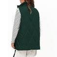 thumbnail image 5 of qolati Womens Long Puffer Vest Quilted Sleeveless Zip Up Down Jacket Fall Winter Warm Lightweight Open Front Coat Outerwear with Pockets, 5 of 5