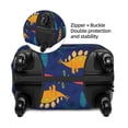 thumbnail image 4 of Lsque Dinosaurs Adventure With Palms And Tropical Leaves Printed Luggage Cover, Travel Luggage Protector,Scratch and Dirt Resistant, Fits 18-32 Inch Luggage - Large, 4 of 9