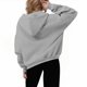 thumbnail image 5 of HongQid Hoodies for Women Soft Zip Up Hooded Long Sleeve Casual Oversized Sweatshirt Hooded Tops, 5 of 9