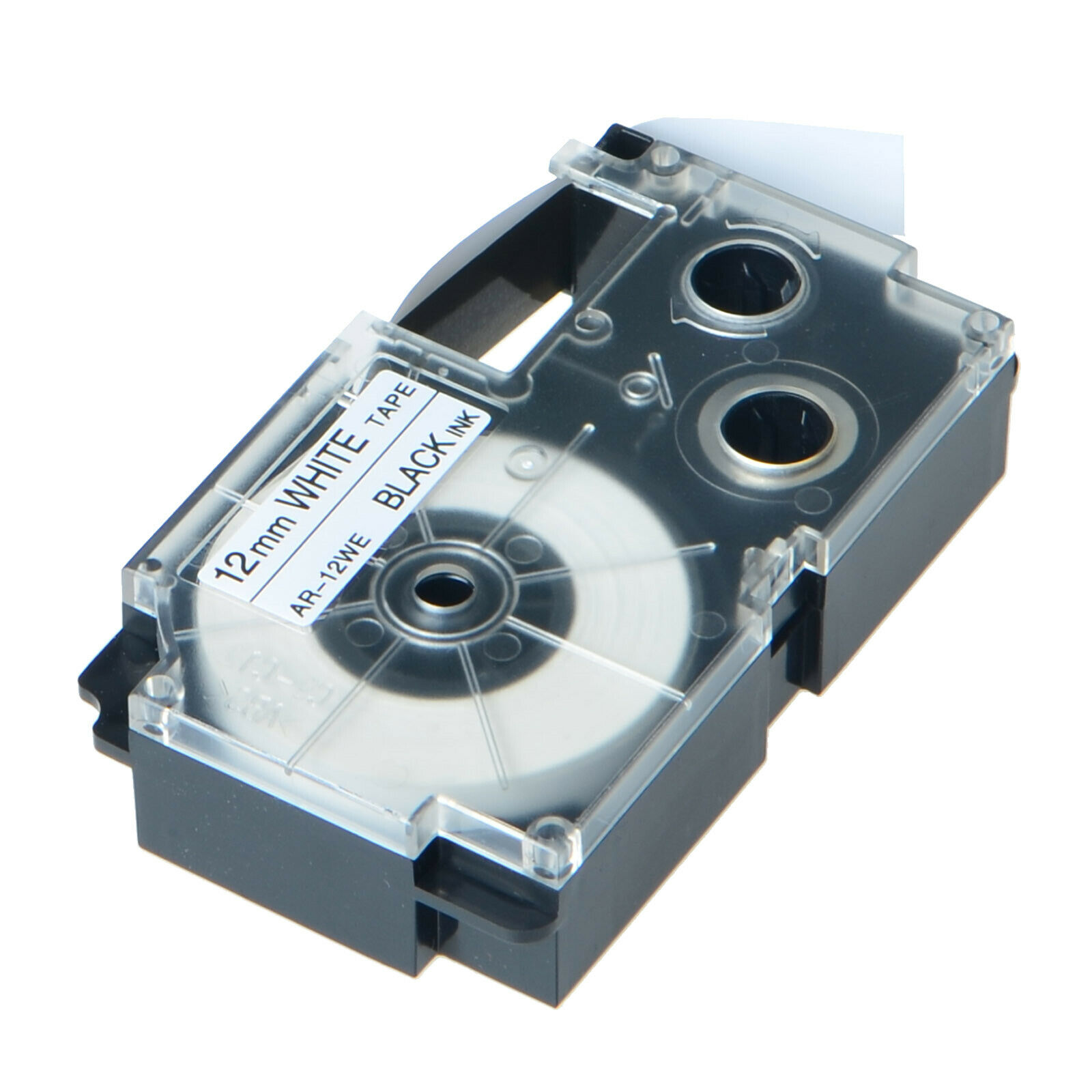 20PK XR12WE Black on White Label Tape for Casio KL7000KR 7000EDU