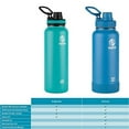 thumbnail image 2 of Takeya Original Bouteille d'Eau en Acier Inoxydable à Isolation sous Vide, 18 Oz, Bleu Marine, 2 of 6