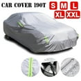 thumbnail image 1 of Cubierta completa impermeable para coche, protección para refugio contra el sol, la lluvia, la nieve, el polvo, para exteriores, color negro, S-xxl, 1 of 5