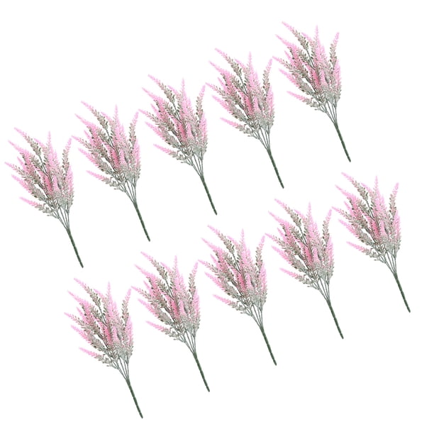 Wosthever 10x Plantas artificiales duraderas y respetuosas con el medio ambiente para la de bricolaje y los amantes de la decoración del hogar Flores artificiales Rosa Rosa