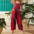 thumbnail image 2 of Jumpsuits For Women Sleeveless Backless Spaghetti Strap Wide Leg Pants, 2 of 3