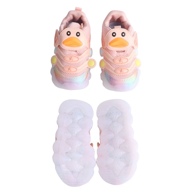 Zapatillas De Deporte De Dibujos Animados Para Niños, Resistentes Al Desgaste, Color Rosa, Fáciles De Poner Y Quitar, Zapatos Para Niños Con Luz LED, Cómodos Para El Uso Diario