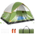 thumbnail image 4 of HOTEEL 4 Person Tents for Camping Dome Tent, Waterproof,Spacious, Lightweight Portable Backpacking Tent for Outdoor Camping/Hiking, Green, 4 of 10