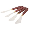 thumbnail image 4 of Wchiuoe 4Pcs Palette Kit Shaped Oil Painting Mixing Scraper Art Painting Spatula, 4 of 8