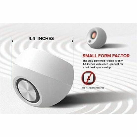 Pebble Modern 2.0 USB Desktop Speakers