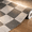 15.75"W x78.74"L-roll, variant on Peel and Stick Vinyl Flooring Roll 23.6"W x 393"L roll Grey and White Marble Use for Home Room Improvement