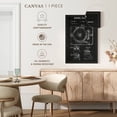 thumbnail image 5 of Elephant Stock Record Player Patent Bw Wall Art - Vertical Canvas Wall Art - Living Room Wall Decor - Music Canvas - White And Black Decor - 26" x 39", 5 of 8