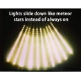 thumbnail image 2 of Zukuco 8tube 288LED Meteor Shower Rain Lights Icicle Cascading Falling Rain Outdoor Light for Christmas Tree Decoration(Warm White, 19.7 Inches), 2 of 5