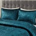 thumbnail image 2 of Gracie Mills 5-Piece Crinkle Velvet Comforter Set GRACE-15778 Full/Queen, 2 of 5