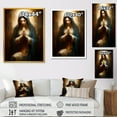 thumbnail image 4 of Designart "Christian Portrait of Mother Mary IV" Spiritual Canvas Wall Art - Global Gold Christianism Entryway Wall Art, 4 of 6