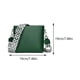 thumbnail image 4 of Bolso Hombro Cuero Genuino Bandolera Suave Tipo Cartera para Mujer () Blanco, 4 of 6