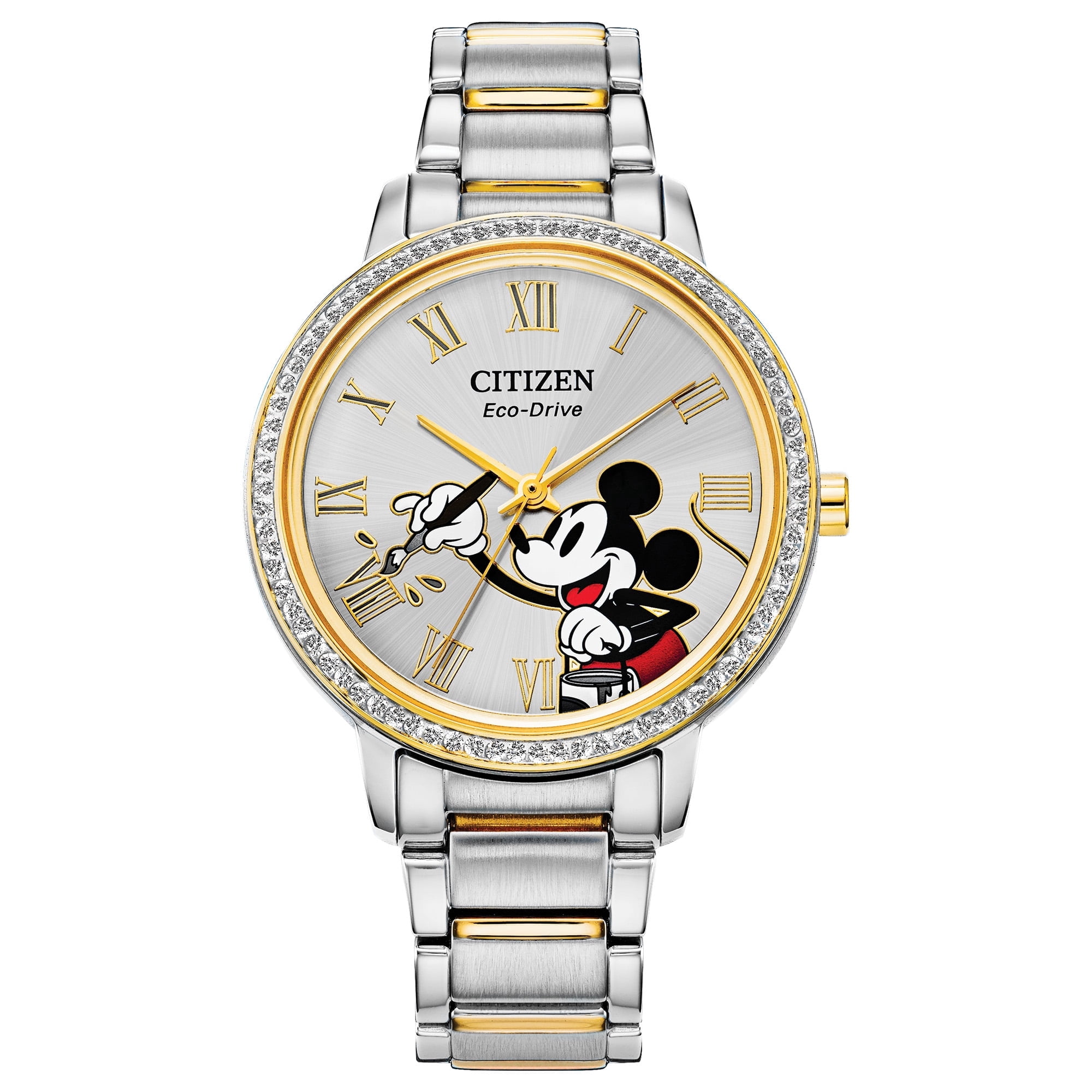 Citizen Men's Eco-Drive Disney Mickey Mouse Aviator Watch BV1088
