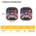 thumbnail image 4 of XYZCANDO Car Sun Shade with Patriotic Eagle 250 Years Design, Windshield Sun Shade for 4th of July Celebration, Patriotic Auto Accessory for Vehicle, 4 of 10
