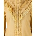 thumbnail image 5 of ThePirateDressing Women's Victorian Renaissance Steampunk Button-Front Blouse, Long Lantern Sleeves, 5 of 6
