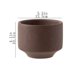 thumbnail image 2 of Maceta redonda con agujeros de drenaje, con macetero de mesa moteado, for decorar sala de estar, dormitorio, estudio, alféizar de ventana, 2 of 4