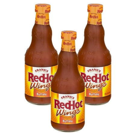 (2 Pack) Frank's RedHot Buffalo Wings Sauce, 12 fl