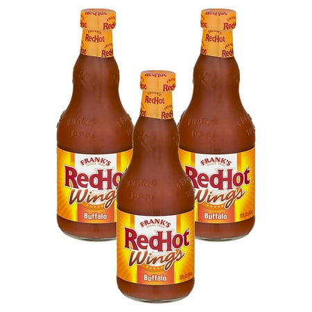 (2 Pack) Frank's RedHot Buffalo Wings Sauce, 12 fl (Best Buffalo Wings In Baltimore)