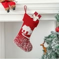 thumbnail image 4 of Christmas Stockings Personalized with Name, Xmas Hanging Stocking Decorations Handmade Stocking Holiday Christmas Decoration Gifts for Family Kids Children, 4 of 7