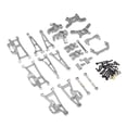 thumbnail image 2 of Bunblic 1/14 RC Car Upgrades Accessories Front and Rear Shock Tower for 14210 Trucks silver, 2 of 8