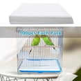 thumbnail image 4 of 100 Pieces Bird Cage Liner Paper, Disposable Bird Cage Paper Liners Precut Absorbent Fecal Tray Cages Cushion Pad Mat Cuttable PetCages Cushion for Bird Parrot, 8.5'' X 6'', 4 of 9