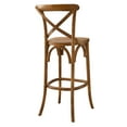 thumbnail image 3 of Modway Gear 43.5" Modern Style Elm Wood Bar Stool in Walnut Finish, 3 of 10