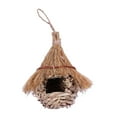 thumbnail image 3 of Humming Bird Houses for Outdoor Hanging, Grass Birds Hut,Hand Woven Hummingbird Nest,Wren Finch Bird House for Garden Window Outdoor Home, 3 of 8