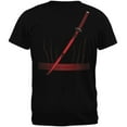 thumbnail image 2 of Halloween Red Clan Ninja Assassin Costume Mens T Shirt Black 3X-LG, 2 of 2