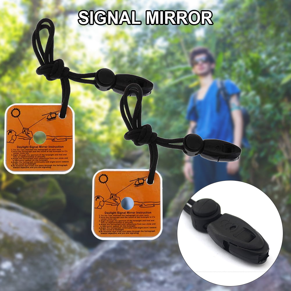 Details about   Practical Multifunctional Survival Mirror Reflective Emergency Signal Tool