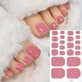 thumbnail image 1 of 22tips Baking Free Toe Nail Sticker Wraps Full Cover Toenail Polish Strips, 1 of 7