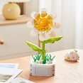 thumbnail image 4 of Kit de bloques de construcción de flores Treingi 2024, juguetes para ensamblar plantas en macetas inmortales, adornos para decoración del hogar, regalos de cumpleaños y Navidad para niños, 4 of 5