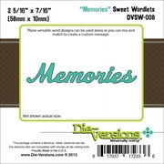 Die-Versions DVSW008 Die-Versions Sweet Wordlets Die-Memories, 2. 3125 inch X. 4375 inch