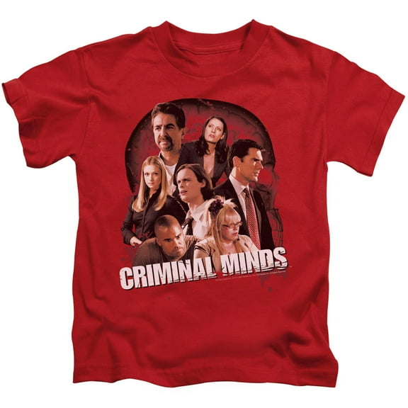 Criminal Minds Brain Trust Youth 18/1 T-Shirt Red
