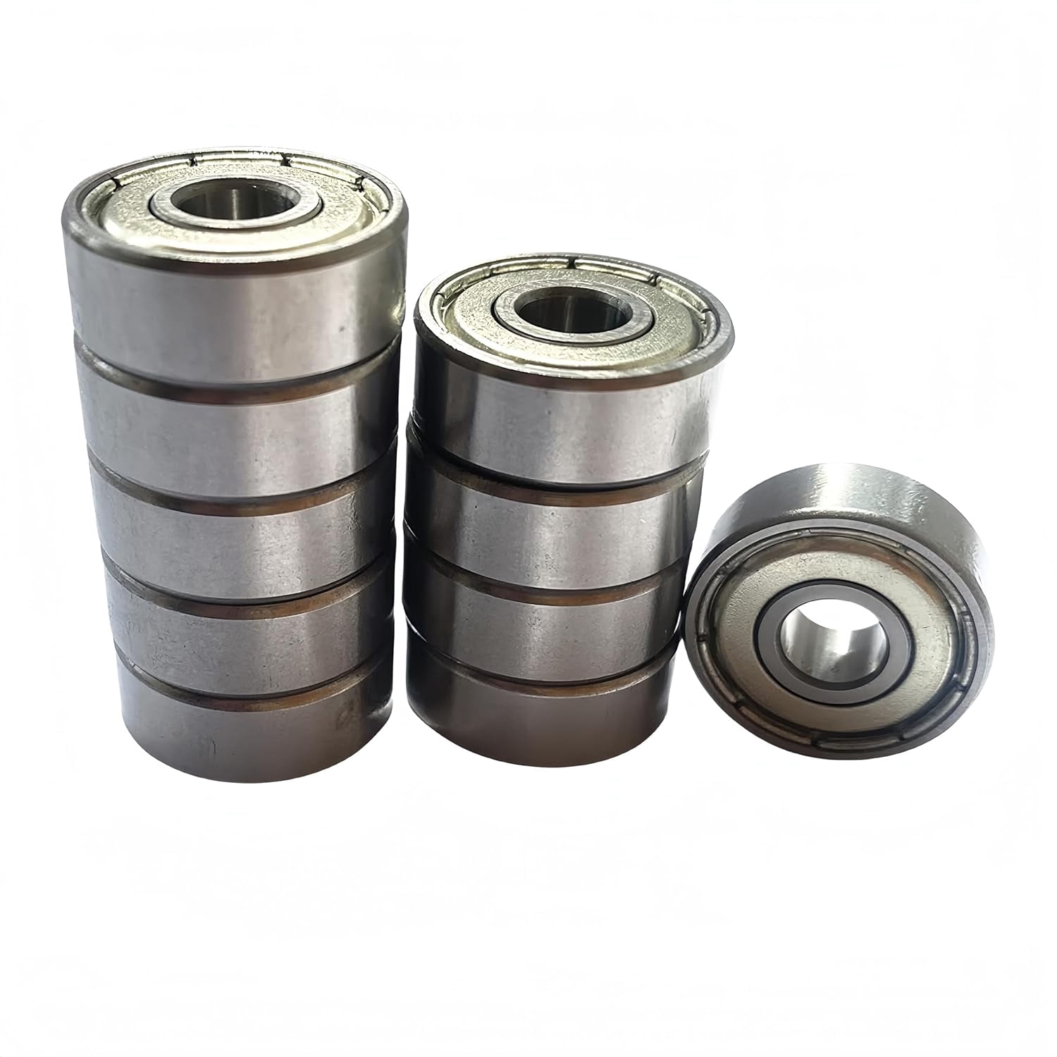 DEEG 10pcs R4AZZ Deep Groove Ball Bearing 1/4-inchx3/4-inchx9/32-inch Shielded Z2 Small Ball Bearings for a Band Saw Blade Guide.