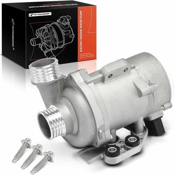 A-Premium Electric Engine Water Pump with Bolts Compatible with BMW 528i 2011, X3 2011-2012, 3.0L, Replace# 11517583836