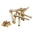 thumbnail image 3 of 10Pcs Golden Book Screws Stud Rivets Belt Bolts Screws Studs Rivets, 10x40mm, 3 of 8