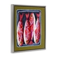 thumbnail image 2 of Stupell Industries Contemporary Red Fish on a Platter Gray Floating Frame Canvas Art, 25 x 31, by Rachel Nerney, 2 of 8